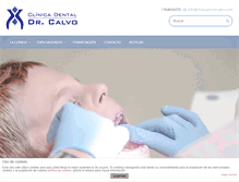 Tablet Screenshot of clinicadoctorcalvo.com